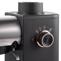 Machine à café domestique 800W avec mousseur à lait vapeur et interrupteur rotatif, idéale pour la maison et le bureau, pour Latte Art et Cappuccino