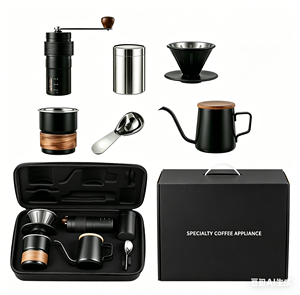 ชุดกาแฟสเตนเลสสตีลแบบรักษ์โลกทันสมัยสำหรับ <span class=keywords><strong>V60</strong></span> พร้อมกล่องของขวัญสำหรับอุปกรณ์กาแฟและชา - Product Image 6