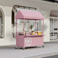 Chariot de présentation mobile multifonctionnel en métal avec roues à frein pour plantes, idéal pour jardin extérieur, support de fleurs, stand de rue, décoration intérieure, salon
