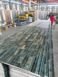 Panneau mural extérieur en métal isolé thermiquement HUANA, panneau décoratif en PU pour la rénovation de la <span class=keywords><strong>maison</strong></span> - Product Image 5