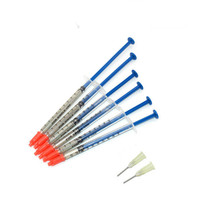 0.2/0.3/0.4ml colle adhésive conductrice argentée avec 2 aiguilles pâte de peinture de Conduction pour outil de soudage de réparation de PCB OEM