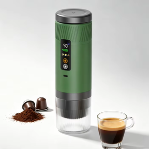 Factory New Portable <b>Espresso</b> Machine LED Display Fast Heating Battery Powered Travel Coffee Maker for Travel Camping Custom Log - Product Image 1