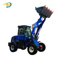 Minipala caricatrice frontale idraulica ZL910, macchinario agricolo con motore da 33 kW ad alta efficienza e attacco rapido per pallet