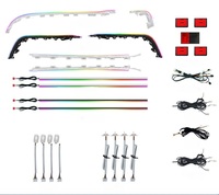 Vente en gros d'usine, éclairage LED intérieur de voiture, 64 couleurs, lumière ambiante pour Mercedes Benz Classe B W247 GLA W157