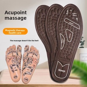 Semelles de chaussures de sport antibactériennes, parfum d'armoise, respirantes, absorbant la transpiration, fines, pour hommes et femmes - Product Image 3