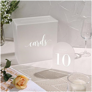 Numéros de table de mariage en arc givré avec supports parfaits pour pièce maîtresse, réception, décoration, fête, anniversaire, événement - Product Image 4