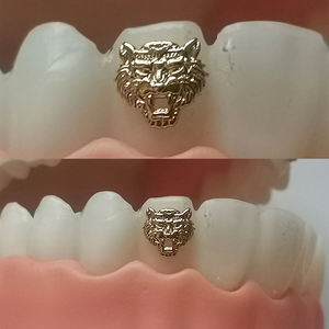 Gemas Dentales de Oro de 18K - Kit de Joyería Dental con Forma de Tigre - Accesorios Importantes - Product Image 6