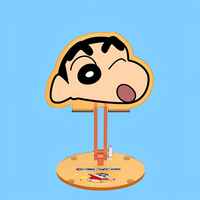 Support de téléphone pliable authentique Shin Chan, support de tablette portable léger de haute qualité pour les appels vidéo/les films/l'apprentissage
