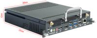 Mini PC ELSKY OPS-MX8900 Compatible con Procesadores Intel Coffee Lake de 8.ª y 9.ª Generación Core I3 I5 I7, 4 GB, 4K, 60 Hz