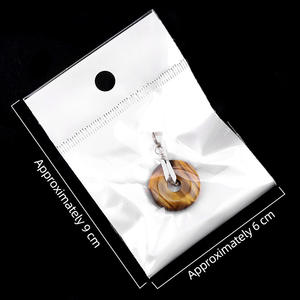 20mm ciambella di cristallo naturale semplice foro grande collana di cristallo ciondolo collana con ciondolo gioielli donna cristalli curativi gioielli - Product Image 4