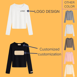 Camiseta Deportiva de Manga Larga para <span class=keywords><strong>Mujer</strong></span>, de Secado Rápido, Sensación de Desnudez, Tejido Deportivo - Product Image 3