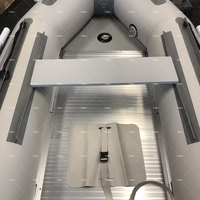Bote Inflable de 10 pies para 4-6 Personas, Bote Auxiliar para Yate, Balsa de Pesca, Bote Neumático