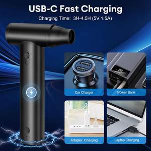 125000 RPM Turbo Blower Jet Fan Violento Turbofan Motor sin escobillas Recargable - Product Image 2