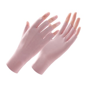 Gants de protection pour les ongles <span class=keywords><strong>anti</strong></span>-UV et <span class=keywords><strong>anti</strong></span>-<span class=keywords><strong>bronzage</strong></span> à séchage rapide, demi-doigts, pour les soins des ongles - Product Image 3