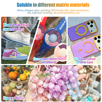 Lot de poudres photochromiques sensibles à la lumière de 5 ml pour la fabrication artisanale par injection de résine et silicone