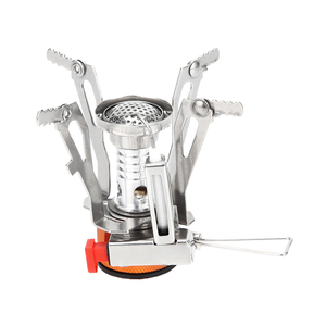 Encendedor Electrónico Integrado Mini Ligero de Acero Inoxidable para Camping, Diseño Portátil, Operación Manual, <span class=keywords><strong>Butano</strong></span>, Picnic - Product Image 1