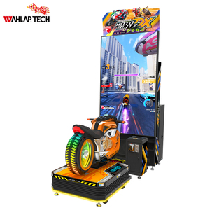 Machine d'arcade de divertissement à monnayeur <span class=keywords><strong>Moto</strong></span> Blitz Dx Plus, jeu de course de <span class=keywords><strong>moto</strong></span>, pour lieux de divertissement familial (FEC) - Product Image 1