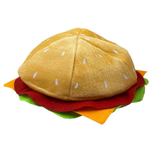Madeshine Jaune Frites Hamburger Drôle Nouveauté Nourriture Cosplay Costume Fête Fournitures Personnage En Peluche Chapeaux pour L'extérieur - Product Image 6