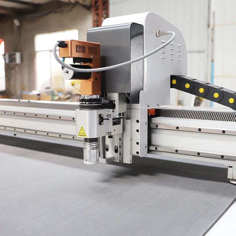 high speed CNC automatic oscillating knife foam board rubber gasket cutting machine