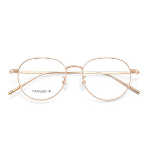 Monturas de Gafas Ovaladas de Titanio Puro Danyang, Montura Completa Ligera Unisex con Lentes Acrílicas 2A66 - Product Image 3