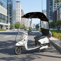 Pare-soleil pour véhicule électrique, entièrement fermé, pour scooter, moto, voiture, protection contre la pluie, protection solaire