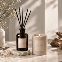 AIKUN – Diffuseur de parfum en coffret cadeau personnalisé, à l'huile essentielle naturelle sans alcool, arôme frais, faible MOQ, vente en gros