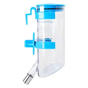 Pet Feeder 350ml Plastic Dog Water Bottle Dog Cage Hanging Pet Drinking Ball Dog Water Fountain