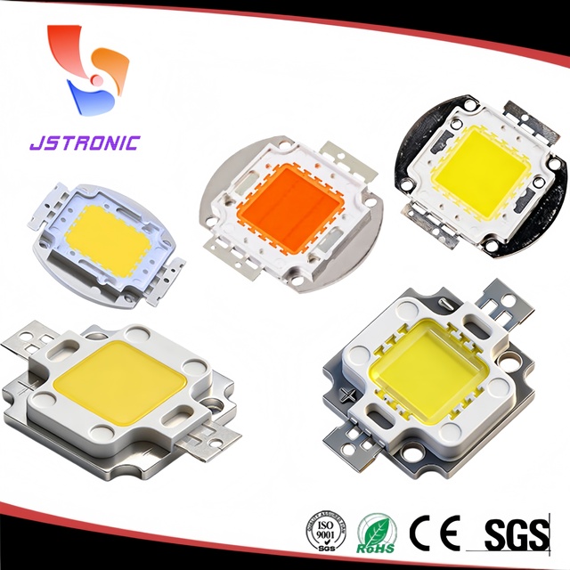 High Power Led Chip 3W 5W 10W 20W 30W 50W 100W 150W 200W COB Led Diode Warm White Red Green Blue RGB UV IR  Color