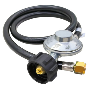 4 chân PVC mịn Propane Ống điều chỉnh được xây dựng trong quá áp phát hành bảo vệ phổ <span class=keywords><strong>gas</strong></span> nướng nóng hố lửa - Product Image 1