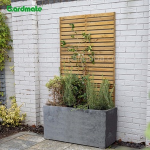 Recinzione Orizzontale a Strisce <span class=keywords><strong>per</strong></span> Giardino, Pannelli <span class=keywords><strong>per</strong></span> Recinzione da Giardino, Traliccio in Legno Ecologico Facile da Montare <span class=keywords><strong>per</strong></span> Cortile, Balcone, Muro - Product Image 2