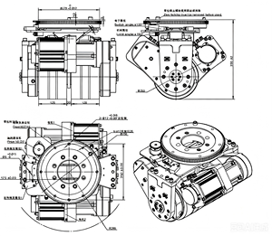 Rueda de Accionamiento Omnidireccional para AGV Industrial de Alta Resistencia, Módulo Diferencial de Alta Carga para Robots de Fábrica Inteligente - Product Image 4