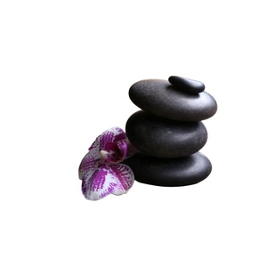 Spiaggia messicana di colore nero lucidato paesaggistica ciottoli di fiume per il percorso del giardino - Product Image 2