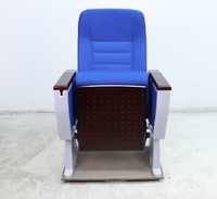Chaise de salle de conférence sur mesure pour auditorium, avec table d'écriture pliable, pour université, église, théâtre