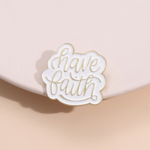 Broches émaillées 'Aie Confiance' Jésus, Croyances Religieuses, Badges Décoratifs pour Revers, Sacs à Dos et Vêtements, Vente en Gros, Cadeau pour Chrétiens - Product Image 4