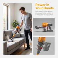 Aspirateur à main personnalisé, moteur sans balais, aspiration 35KPa, aspirateur portable sans fil pour voiture et maison, prise en charge OEM ODM Logo Pac
