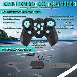 बच्चों के लिए रिमोट कंट्रोल रोबोट कुत्ता खिलौना <span class=keywords><strong>2</strong></span>.4 घz 8wd इशारा संवेदन स्टंट आरc कार - Product Image 4