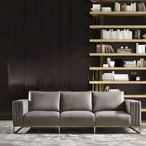 Venda quente estilo europeu sofá de luxo da mobília italiana 123 lugares para sala de estar