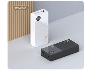 แบตเตอรี่สำรองแบบพกพา 30000mAh PD 20W ชาร์จเร็ว พร้อมไฟ LED ขนาดเล็ก สำหรับ <span class=keywords><strong>iPhone</strong></span> 16 15 14 <span class=keywords><strong>13</strong></span> 12 - Product Image 5