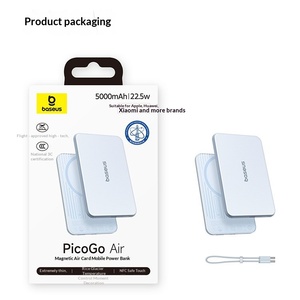 Batería Externa Magnética <span class=keywords><strong>Baseus</strong></span> Picogo Air AM71 3C de 5000mAh 22.5W 10000mah, Cargador para Teléfono Móvil - Product Image 6