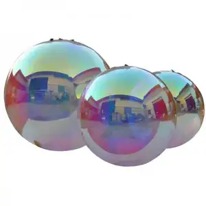 Wholesale price inflatable mirror ball inflatable mirror balloon PVC mirror sphere balls for events