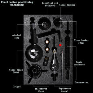 Destillatieset Voor Huishoudelijke Chemische Experimentapparatuur Voor Slangendestillatie-Condensor - Product Image 3