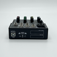 Prix usine professionnel mélangeur 4 canaux Sound L live carte son USB numérique mélangeur d'interface