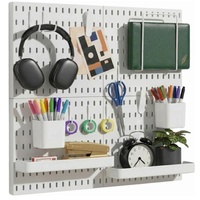 JH-Mech Support mural en métal pour bureau, personnalisable, gain de place, stable, antidérapant, sans perçage, pour bureau d'étude