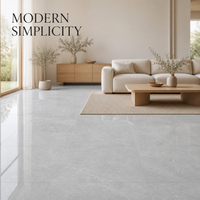 Carreaux de sol intérieurs modernes et simples en porcelaine pleine masse 400x800, antidérapants, surface brillante, épaisseur 10mm, pour salon, cuisine, salle de bain, mur