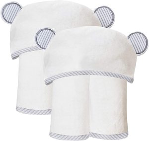 Toalla con capucha de rayón de bambú con diseño personalizado al por mayor, accesorio de <span class=keywords><strong>baño</strong></span> absorbente para niños y recién nacidos, Toalla de <span class=keywords><strong>baño</strong></span> suave desechable para bebés - Product Image 2