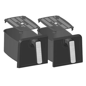 <span class=keywords><strong>Friteuse</strong></span> à air double prise européenne, faible consommation, <span class=keywords><strong>8</strong></span> <span class=keywords><strong>litres</strong></span>, 2 paniers - Product Image 6