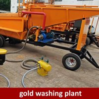 30 50 70 Ton Per Jam Pabrik Pencuci Emas Portabel dengan Drum Screen untuk Penambangan Emas Placer di Kongo Sudan Zambia