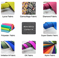 Tissu néoprène gaufré antidérapant texturé SBR CR, directement de l'usine, pour équipements de protection sportive OEM ODM