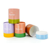 Maßgefertigte Premium Kraftpapier-Röhre Individuelles Logo-Verpackung Luxuriöser Runder Zylinder für Kosmetik, Hautpflege, Kerzen und Geschenke