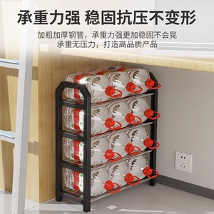 Shoe Rack Storage Holder 42X60X80Cm Five Layers Stainless Steel Plastic <b>Standing</b> Type Entryway Home Use - Product Image 3